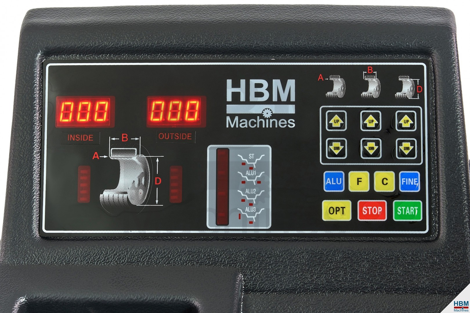 Machine HBM professionnelle à équilibrer les pneus