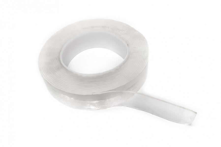 12 mm Doppelseitiges PE-Schaumklebeband, weiß, 3 mm dick, stark