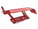 HBM 300 Motorheftafel Hydraulisch Met Luxe voorwielklem - Rood