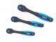 HBM Professionele Premium Ratels 72 Tands Blauw / Zwart