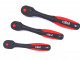 HBM Professionele Premium Ratels 72 Tands Rood / Zwart