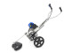 HBM Mobiele 52 cc Bosmaaier / Grastrimmer / Kantenmaaier met 2-Takt Benzinemotor en Wielen