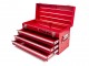 HBM Profi Gereedschapskist met 3 Laden - ROOD