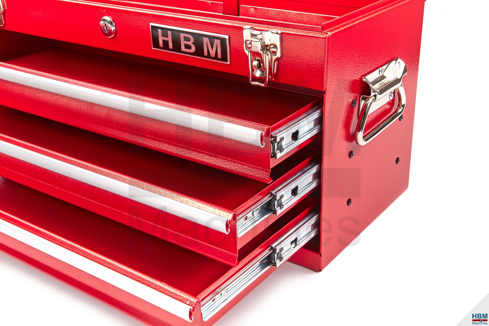 Boîte à outils pré-remplie HBM Profi 85 pièces avec supports en mousse 