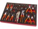 HBM 16 Delige Tangenset Foam Inlay voor HBM Gereedschapswagen
