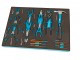 HBM 16 Delig Gereedschap Foam inlay voor Gereedschapswagen