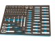 HBM 81 Delige Doppenset met Ratels Foam inlay voor Gereedschapswagen