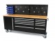 HBM 215 cm Gereedschapswagen / Houten Werkbank incl Achterwand