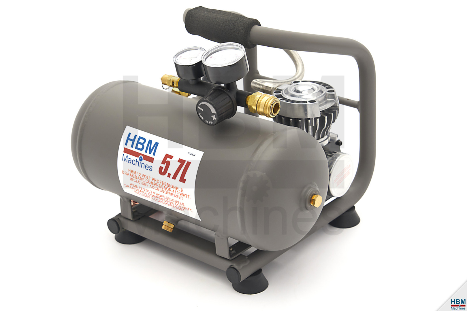 HBM Tragbarer Kompressor 12 Volt 410 Watt | HBM Machines