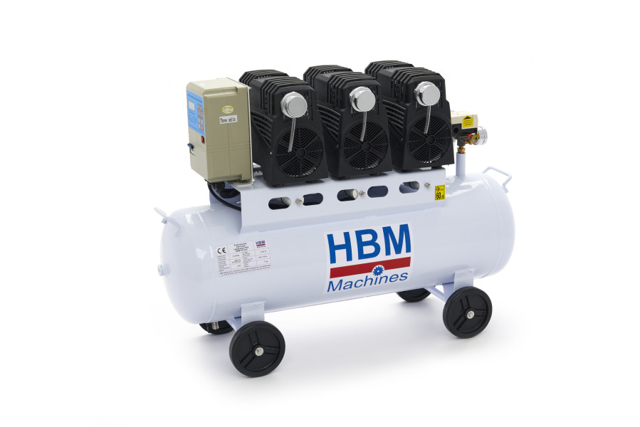 Onrustig Twisted verstoring HBM 70 Liter Professionele Low Noise Compressor - Model 2