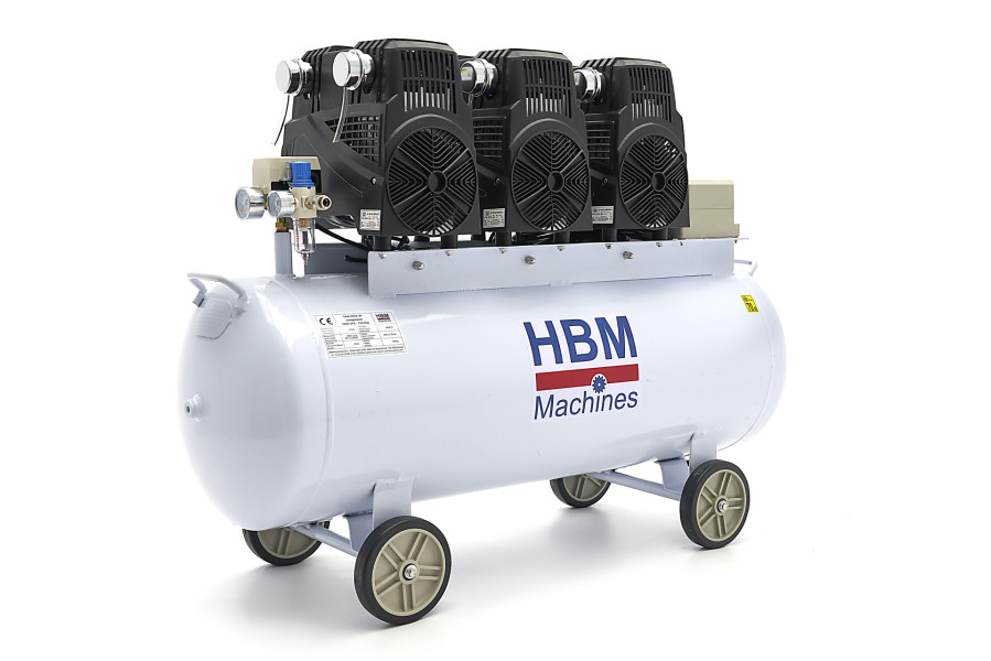 zegevierend supermarkt Slapen HBM 6 PK - 150 Liter Professionele Low Noise Compressor - Model 2