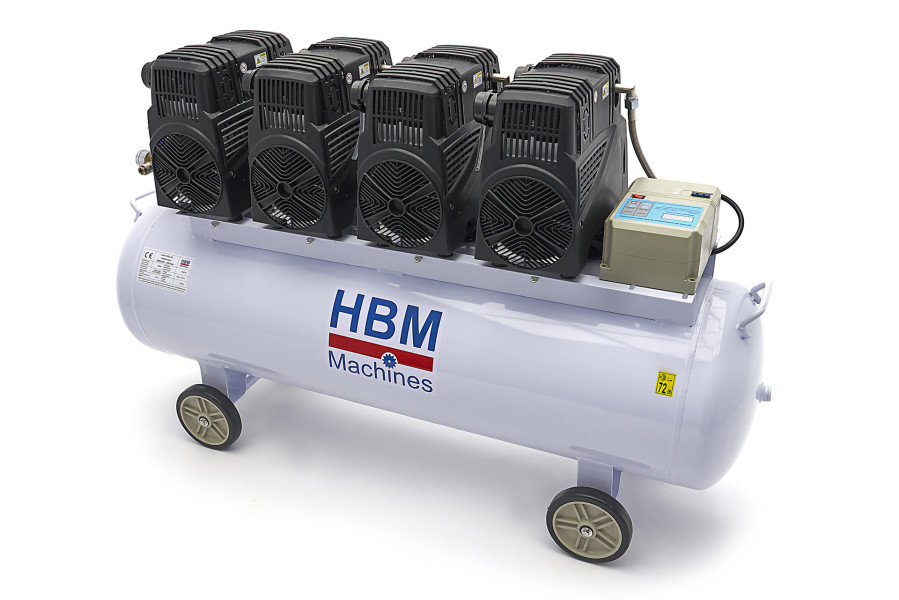 HBM 8 PK 200 Liter Professionele Low Compressor - Model 2