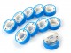 HBM Teflon/Gastape 12x 0,075 mm x 10 m x 0,35 gr Verpakt per 10 stuks