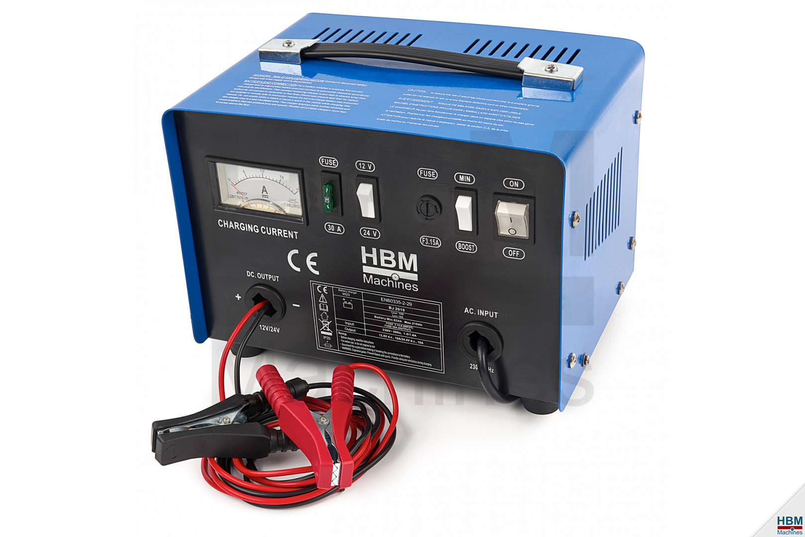 HBM Chargeur de batterie 6/12 V - 12 A