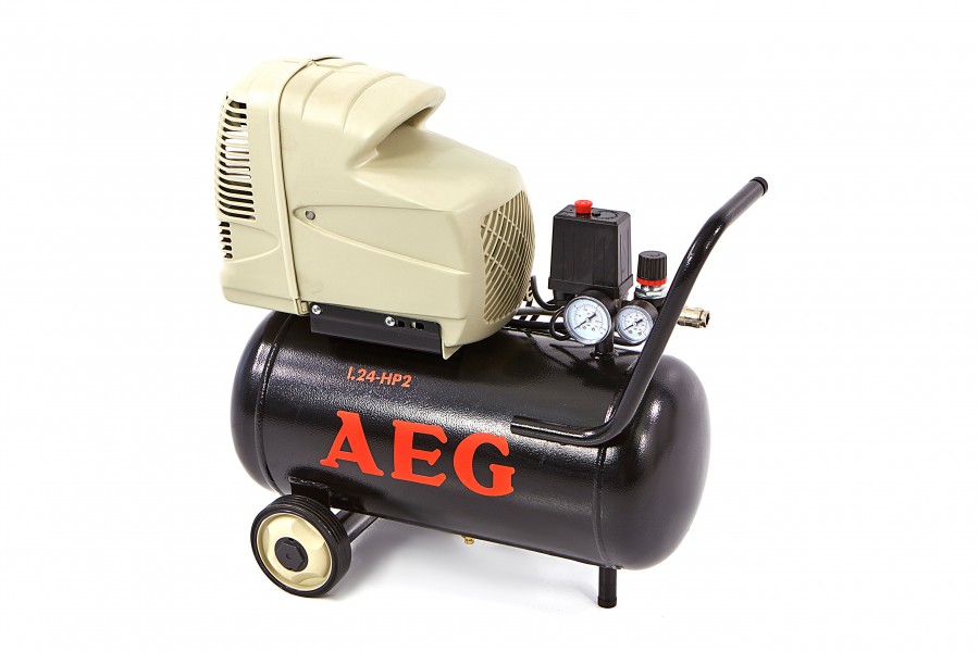 Zakje middelen diameter AEG 24 Liter Compressor | HBM Machines