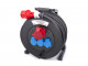 HBM Professionele 25 Meter 230 en 380 Volt Kabel, Stroomhaspel 5x2,5 mm