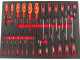 HBM 25 Delige Schroevendraaierset in Carbon Foam inlay voor Gereedschapswagen