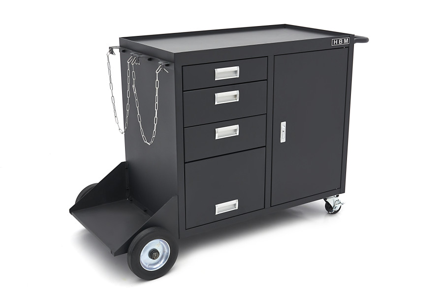 HBM Professionele XL Heavy Duty Verrijdbare Laswagen Deluxe