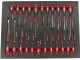 HBM 23 Delige Schroevendraaierset in Carbon Foam inlay voor Gereedschapswagen