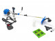 HBM 52 cc Bosmaaier / Grastrimmer 2- in-1 Draad en Mes met 2-Takt Benzinemotor
