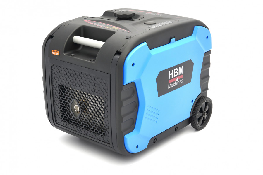 HBM 4.200W 4-takt inverter generator met 223 cc benzinemotor, 230V/12V