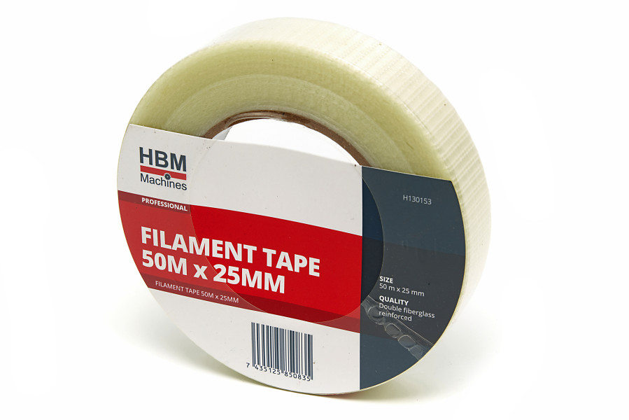 HBM Dubbel Glasvezel Versterkte Filament Tape 
