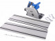 HBM 165 mm Professionele 1200 Watt Invalzaag, Liniaalzaag met 2 x 700 mm Liniaal