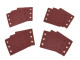 HBM 12 Delige Set Schuurvellen voor de HBM Vlakschuurmachine, Handpalmschuurmachine 240 Watt
