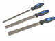HBM 3 Delige Deluxe Houtraspenset / Houtvijlenset met Soft Grip Handvaten