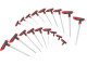 HBM 18 Delige T-Grepenset Foam Inlay voor HBM Gereedschapswagen