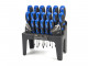 HBM Profi 44 Delige Soft Grip Schroevendraaierset, Inbussleutelset en Bitset