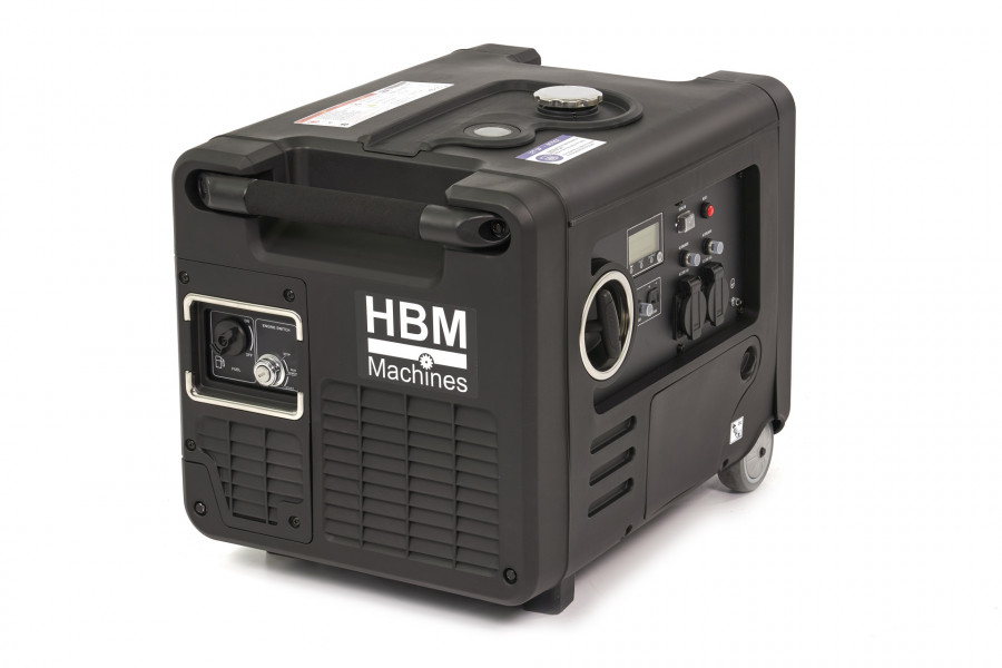 Générateur / onduleur HY4000i de HBM avec moteur à essence de 4000W et télécommande