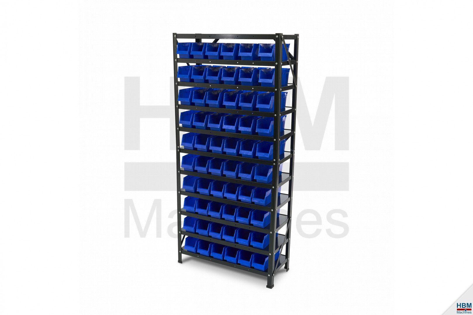 HBM Bacs de rangement 15 pièces, ensemble de boîtes empilables avec rails  de suspension pour montage