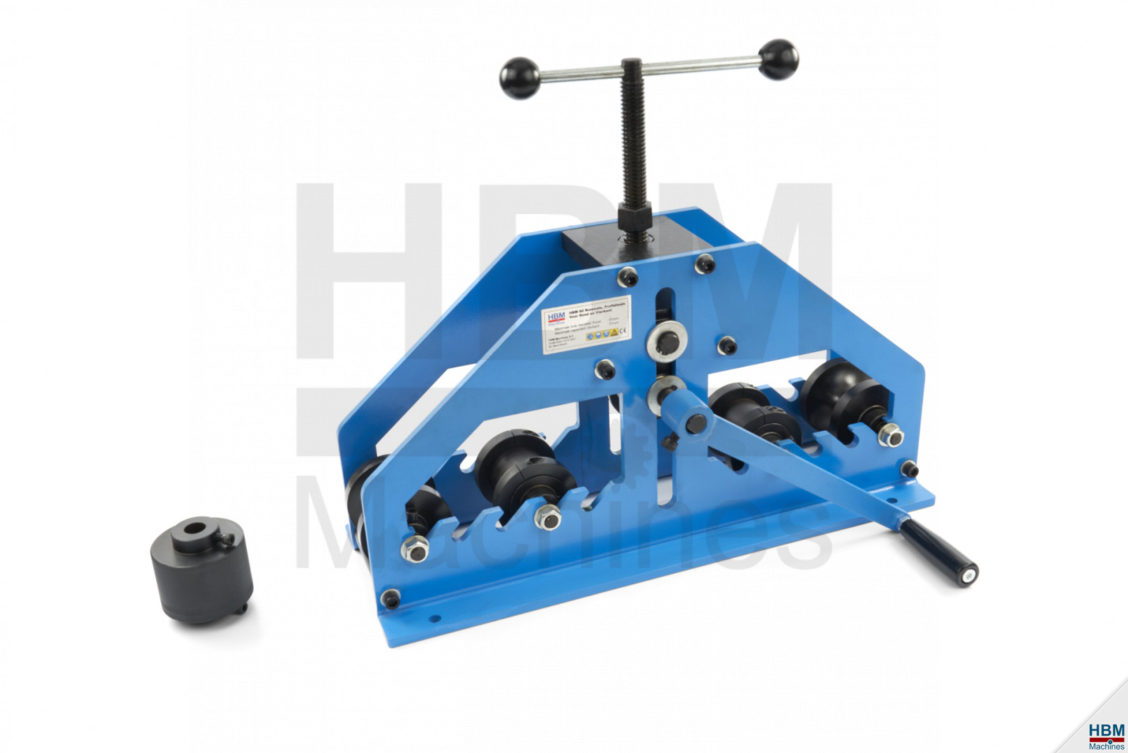 HBM rouleuse de tôle manuelle d'établi 2.5 x 300 mm - Modèle 2