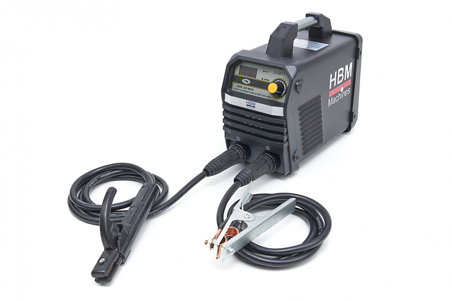 HBM 200 A Wechselrichter mit Digitalanzeige und IGBT-Technologie Schwarz