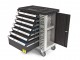 HBM 262 Delige Gevulde Gereedschapswagen met 7 Laden en deur met FOAM Inlays.