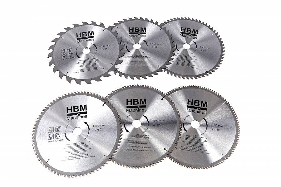 Makkelijk te lezen Pygmalion Heer HBM HM Cirkelzaagbladen 300 mm voor Hout | HBM Machines