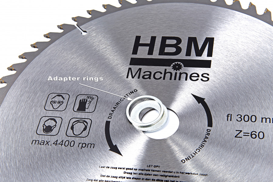Cirkelzaagbladen 300 mm voor HBM Machines