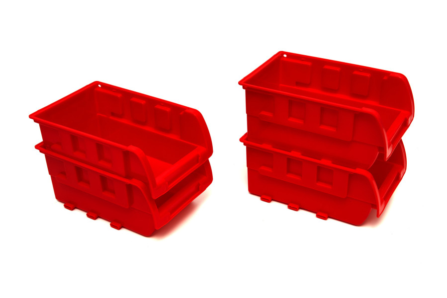 HBM Bacs de rangement 15 pièces, ensemble de boîtes empilables avec rails  de suspension pour montage