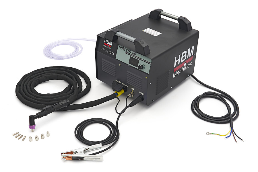 HBM CUT 60 Plasmasnijder Met Ingebouwde Compressor, Digitaal Display en IGBT Technologie