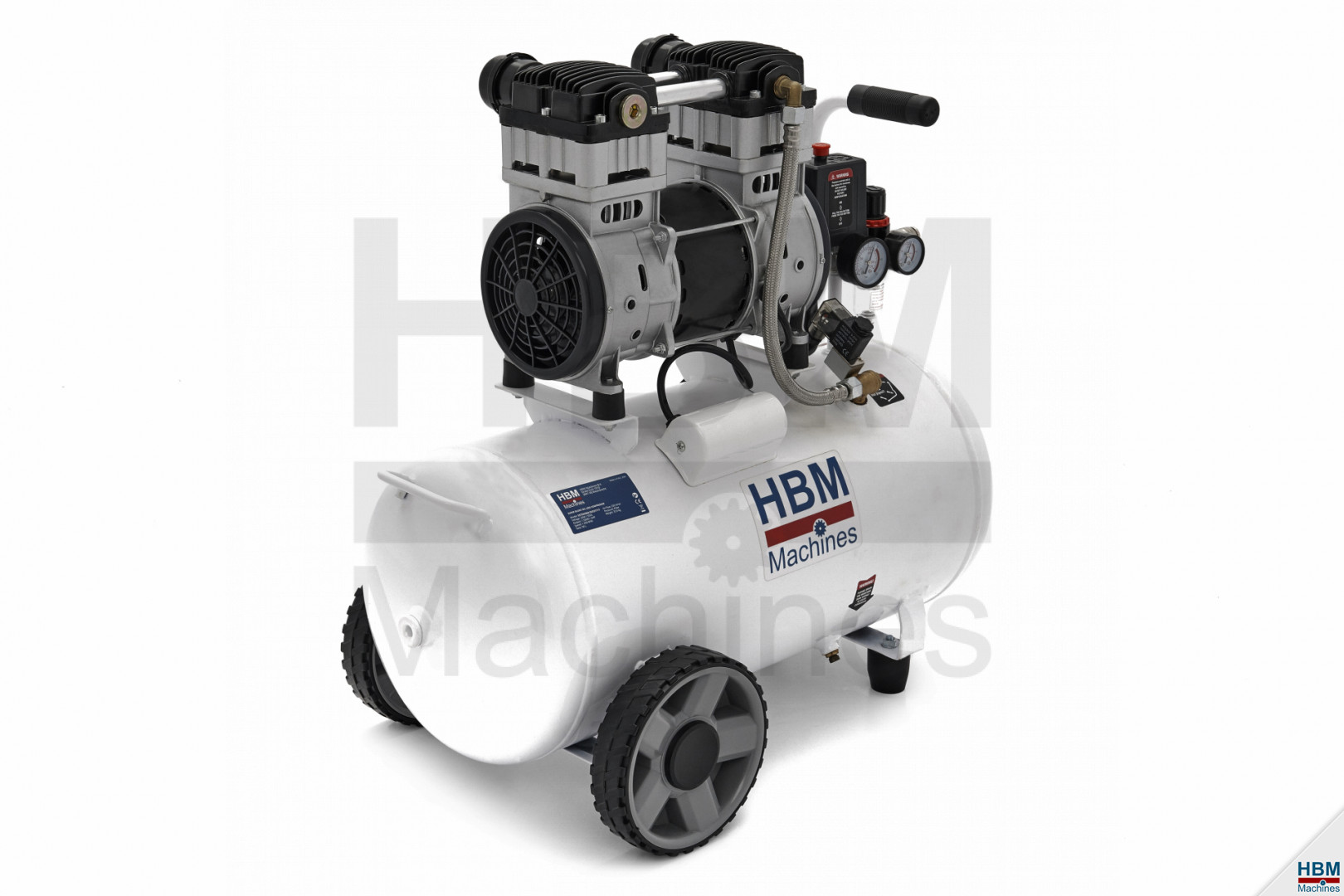 Verleiden naam stropdas HBM 50 Liter 2 PK Professionele Low Noise Compressor | HBM Machines