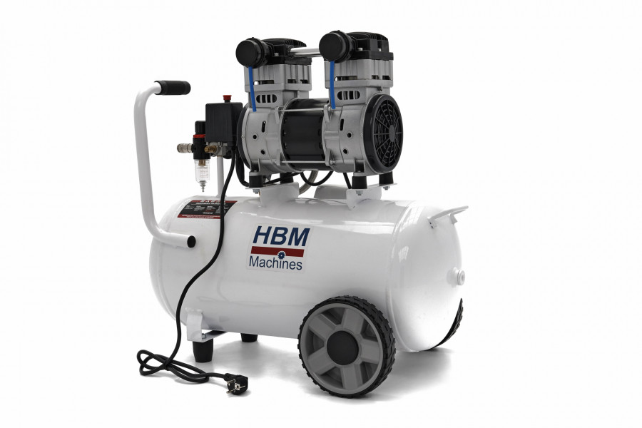 HBM 50 Liter 2 PK Low Noise Compressor | HBM Machines