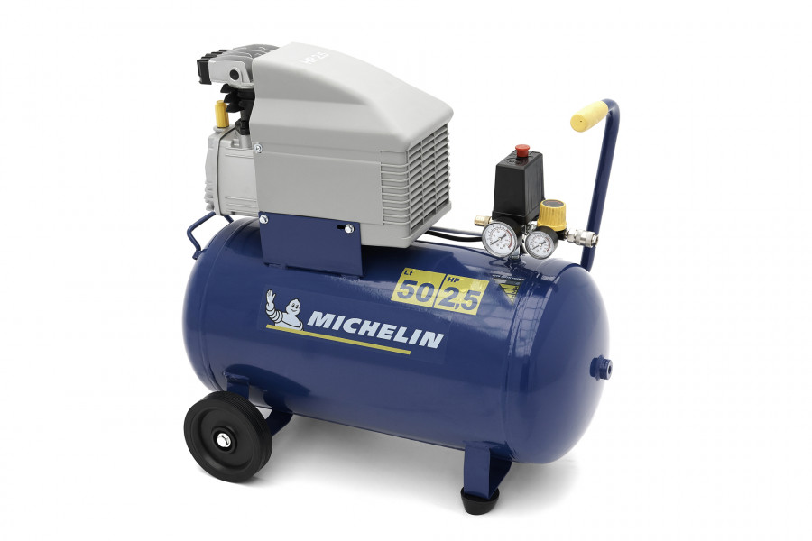 Michelin 2.5 Pk Professionele 50 Liter Compressor 10 Bar - 240 Liter Per Minuut