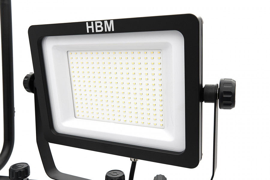 HBM Professionele Dubbele LED Bouwlamp 2 x – 2 x Lumen Statief