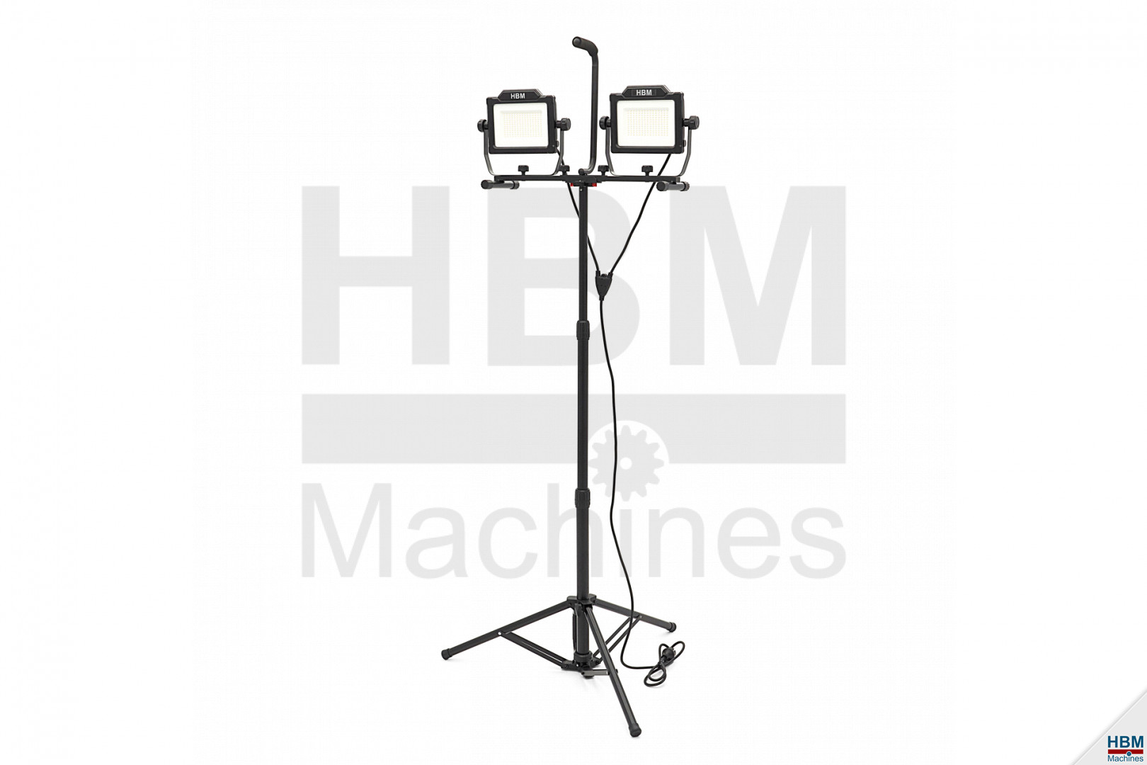 HBM professionelle Doppel-LED-Bauleuchte 2 x 100 Watt - 2 x