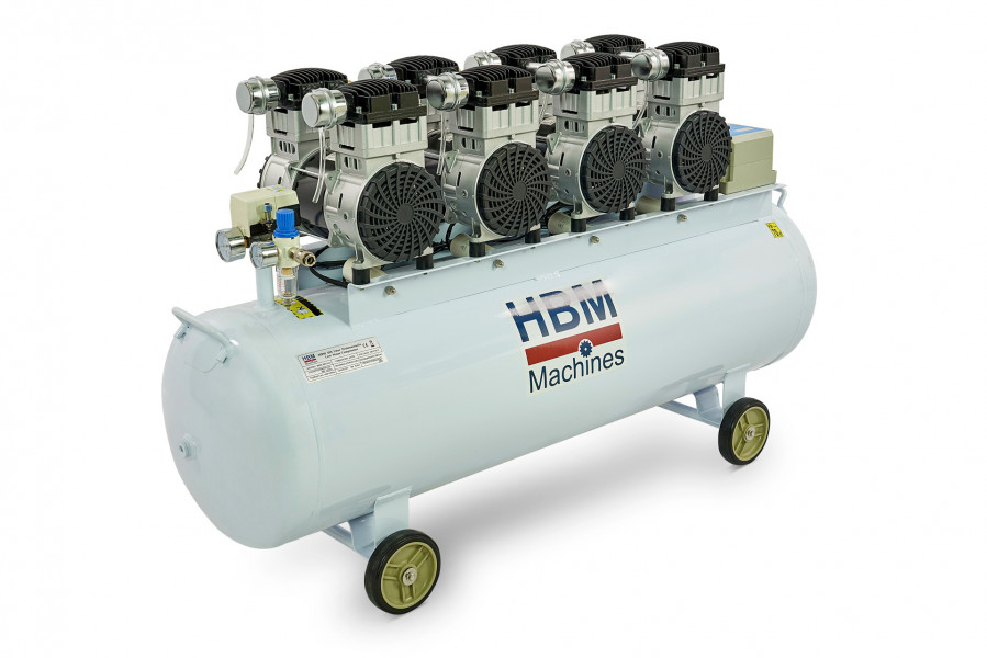 Oefening verlangen Tropisch HBM 8 PK - 200 Liter Professionele Low Noise Compressor | HBM Machines