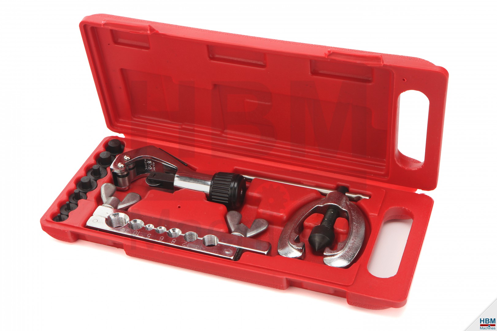 HBM Kit d'évasement pour tuyaux de frein avec coupe-tube – unités métriques  et impériales