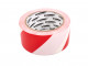 Silverline 50 mm x 33 meter Rood Wit Veiligheidstape