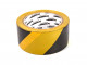 Silverline 50 mm x 33 meter Zwart Geel Veiligheidstape