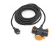 Relectric PRO verlengsnoer 10 mtr 3- voudig 3x1,5mm
